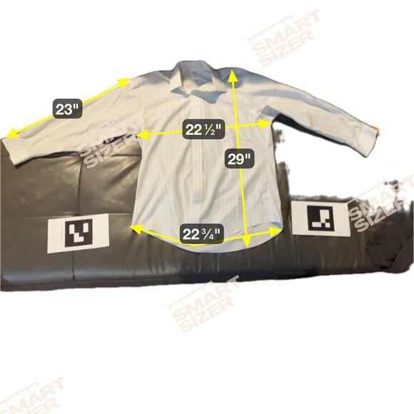 Tommy Hilfiger Dress Shirt, Striped Button Down, Men's 15.5 32/33, 100% Cotton‎ - Picture 3 of 6